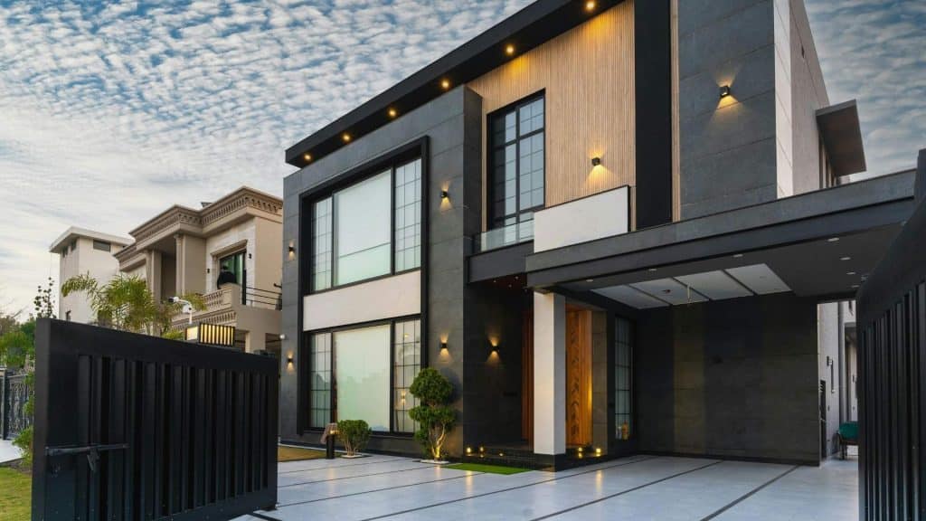 Luxury home exterior showcasing professional property inspection services